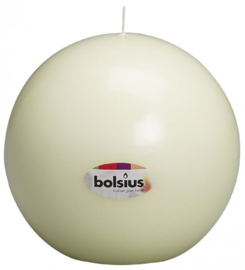 Bolsius - Bolkaars  Decoratief  Kleur  Ivoor  Groot -  Ø 145  - 1 stuk