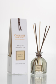 Collines de Provence - Geurstokjes - Witte - Thee - Huisparfum - Geur - 100 ml.