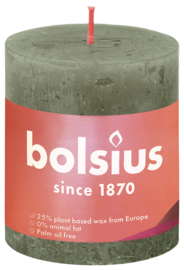 Bolsius Stomp Rustiek Shine Fresh Olive 80/68