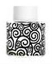 Goa - Contenant Vide Noir Zwart Serigraphie Arabesque Lege Diffuser  200 ml.