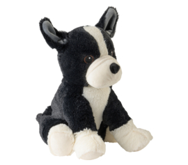 Warmies - Knuffel Hond  Boston Terrier  Magnetronknuffel Lavendel  Geur