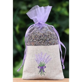 La Savonnerie de Nyons - Set Lavendelzakje en  Lavendelzeepje in 3 dessins.