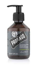 Proraso - Baard shampoo Cypress & Vetyver 200 ml.