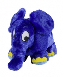 Warmies - Knuffel - Blauwe Olifant - Magnetron - Lavendel - Geur