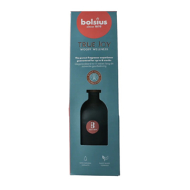 Bolsius True Joy - Geurstokjes  Huisparfum  Woody Wellness  houatachtige geur - 80 ml.
