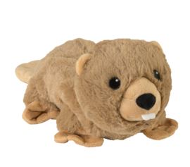 Warmies - Knuffel Bever Magnetronknuffel  Lavendel  Geur