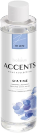 Bolsius Accents - Navulling - Spa Time - Huisparfum - Diffuser - Bloemen - Geur - 200 ml.