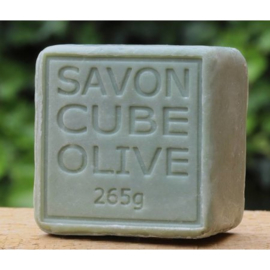 Maitre Savonitto - Blok Marseille Zeep  Groene Olijven  - 100% Natuurlijk - 265 gram