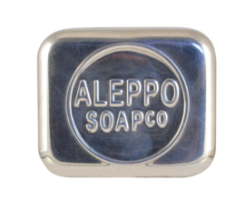 Aleppo Soap Co. - Aleppo - Zeep - Doosje - aluminium - Geribbelde bodem