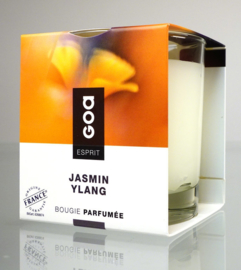 GOA - Esprit - Creme - Geurkaars - Jasmijn Ylang - Bloemen - Geur - 240 gram.
