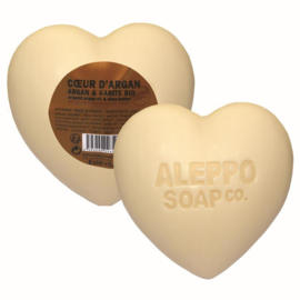 Aleppo Soap Co. - Hartzeep - Argan - Geur - Cellofaan - Licht Oranje - 200 gram.