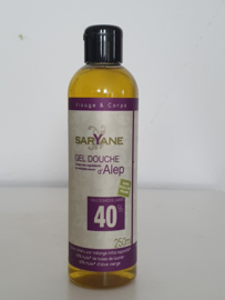 Saryane - Aleppo zeep in douchegel met 40%  laurierolie  250 ml.