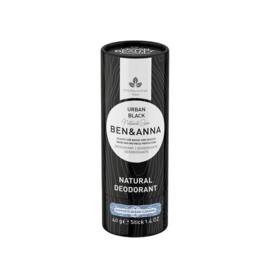 Ben & Anna - Deodorant Urban Black Papertube - 100% Natuurlijk - 40 gram.