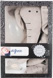 Difrax -  Baby Cadeau Set - Olifant  Elliot - Kleur Grijs - Kraamcadeau