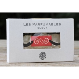 Les Parfumables - Armband - Parfumvrij - Recht - Hoekig - Wit - Rood - Doosje