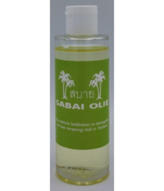 Sabai Olie  - Massageolie - 100% Natuurlijk - Avocado - Petfles - 100 ml.