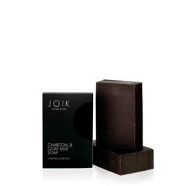 Joik - Luxe Biologische Geitenmelk Zeep - Charcoal - Unisex -100 gram.