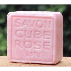 Maitre Savonitto - Blok rozenzeep met amandel 265 gram.