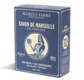 Marius Fabre - Zeepvlokken - Palmolievrij - Baby  Wol Zijde - Marseille 750 Gram.
