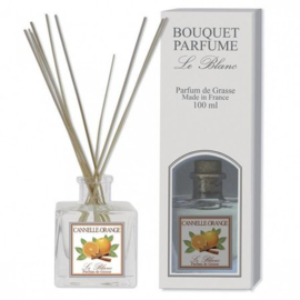 Le Blanc - Mini Geurstokjes - Kaneel Sinaasappel - Cinnamon Orange Geur  50 ml.