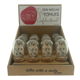 Een nieuw (t)HUIS in stolp - Cadeau  Idee - Gift