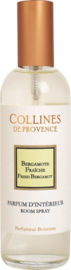 Collines de Provence - Verstuiver  Huisparfum Bergamot   Geur - 100 ml.
