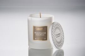 Collines de Provence - Geurkaars  Olijfhout  Ceder  Sandelhout Geur - 180 gram.