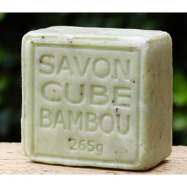Maitre Savonitto - Blok Marseille Zeep Bamboe Geur - Vierkant - 265 gram.