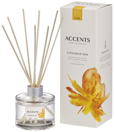 Bolsius -Accents  - A Touch Of Sun - Huisparfum - Sinaasappel - Geur - 100 ml.