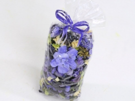 Gemengde potpourri paars 100 gram geparfumeerd