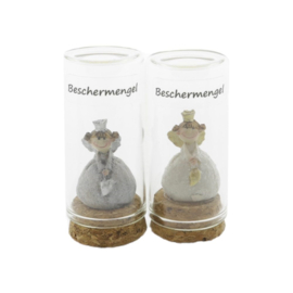 Kleine Beschermengel in een Stolp - Cadeau Idee Kerst  - Sint