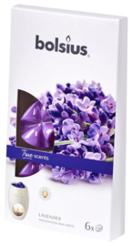 Bolsius - True Scents (waxmelts) Lavendel 6  stuks