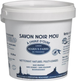 Marius Fabre -  Savon Noir - Lavoir  - Zwarte - Zeep - Pasta - 1 kilo - Pot