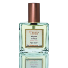 Collines de Provence - Verstuiver Huisparfum  Vétiver Vanille  Geur - 100 ml.