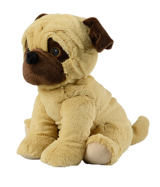 Warmies warmteknuffel Hond Mops Beige (magnetronknuffel)