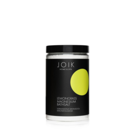 Joik - Relaxing badzout met essentiële oliën van citroengras 450 gram.
