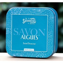 La Savonnerie de Nyons - Blikje zeep met algen 100 gram.