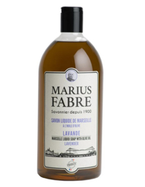 Marius Fabre - Navulling - Zeep -Lavendel - 100% Natuurlijk -  Olijfolie - 1 liter