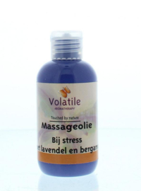Volatile - Massageolie bij Stress  Lavendel Geur 90% Amandelolie  -  100 ml.
