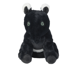 Warmies - Knuffel Tapir Zwart met Wit Magnetronknuffel  Lavendel geur