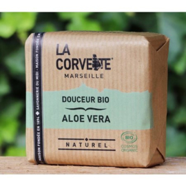 La Corvette - Biologisch - Marseillezeep - Aloe Vera - Zacht -100 gram.