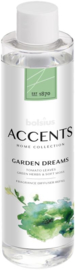 Bolsius Accents - Navulling - Garden  Dreams -  Huisparfum - Groene Kruiden  - Geur - 200 ml.