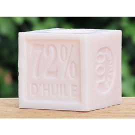 Lumière de Provence - Marseille  Zeep  Mini  Blokje   Roze  Rozen Geur - 100 gram