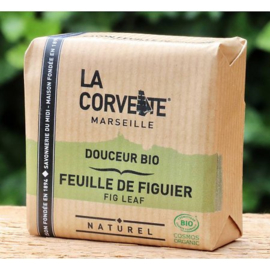 La Corvette - Vijgen - Marseille - Zeep - Biologisch - Kraftpapier - 100 gram.