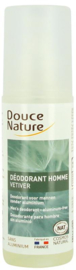 Douce Nature - Deodorant -Spray - Man - Vetiver - Geur - Vlekt Niet - 125 ml.