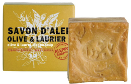 Aleppo Soap Co - Aleppo Zeep  Olijf  Laurier  in Doosje  Klein -100 gram