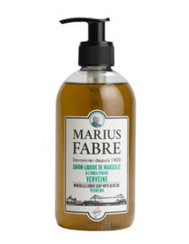 Marius Fabre - Zeep Verbena  Verveine Geur met  Pomp - 100% Natuurlijk - 400 ml.