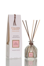 Collines de Provence - Geurstokjes - Roos - Rose Ancienne - Huisparfum 100 ml.