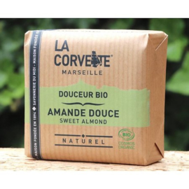 La Corvette - Amandel - Biologisch - Marseille - Zeep - 100% Natuurlijk - 100 gram