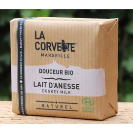 La Corvette - Biologische Marseillezeep  met Ezelinnenmelk 100 gram